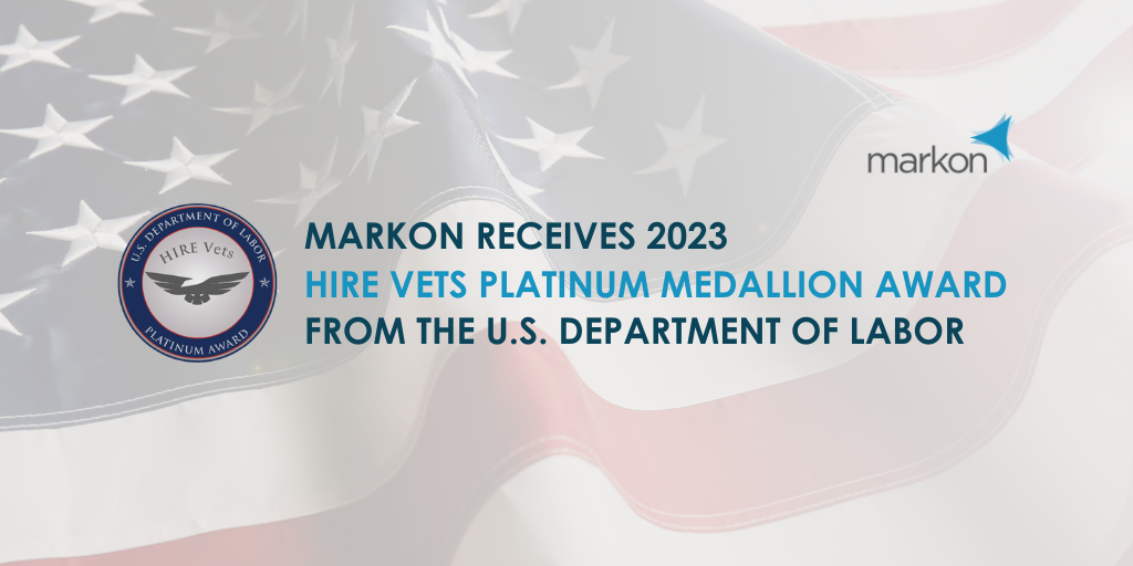 Markon Receives 2023 HIRE Vets Medallion Award For Commitment To Veterans